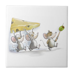 Bringing In The Cheese (with Olives) Tile