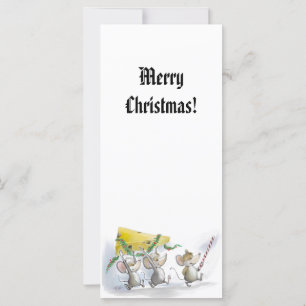 Bringing In The Christmas Cheese Holiday Bookmark