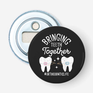 Bringing Teeth Together - Orthodontist Bottle Opener
