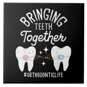 Bringing Teeth Together - Orthodontist Tile