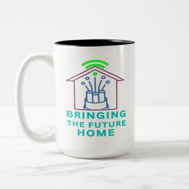 Bringing The Future Home Two-Tone Coffee Mug (Left)