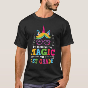 Bringing The Unicorn Magic To First Grade Cute 1s T-Shirt