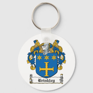 Brinkley Family Crest Key Ring
