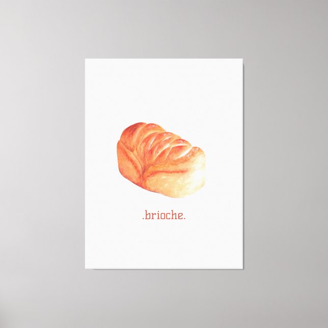 Brioche Canvas Print (Front)