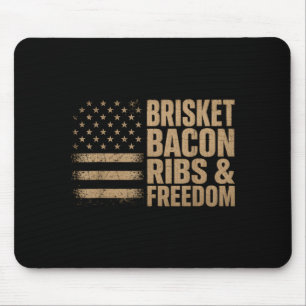 Bris Bacon Ribs Dom Grill Bbq Barbecue Meat Mouse Pad