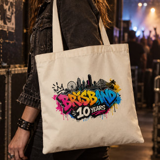 Brisbane 10 years tote bag