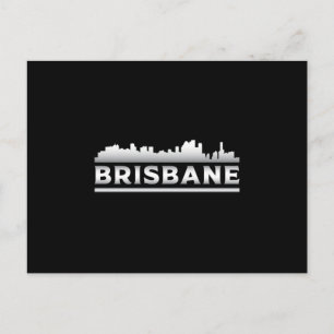 Brisbane Australia City Skyline Cityscape Gift Postcard