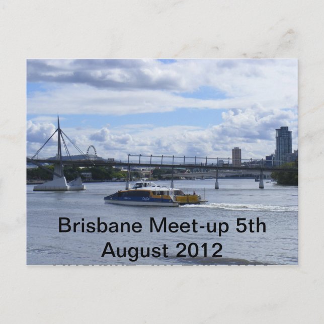 Brisbane Queensland Postcard (Front)
