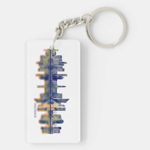 Brisbane Skyline Key Ring