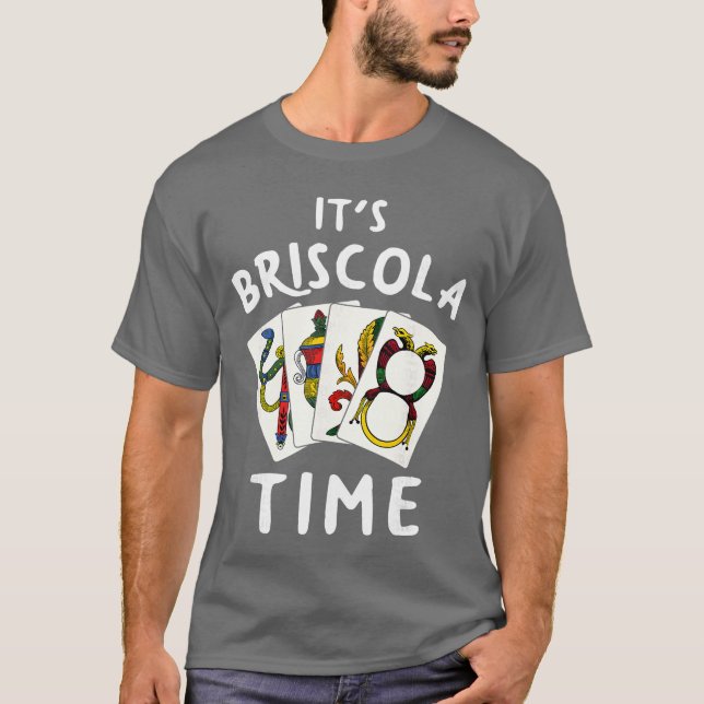 Briscola Italian Card Game Briscola Player Gift vi T-Shirt (Front)