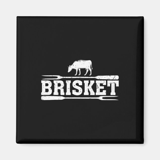 Brisket Bbq Grilling Byrbecue Bbq Master Grilling  Magnet (Front)