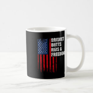 Brisket Butts Ribs And Freedom Steak Cooking Beef Coffee Mug