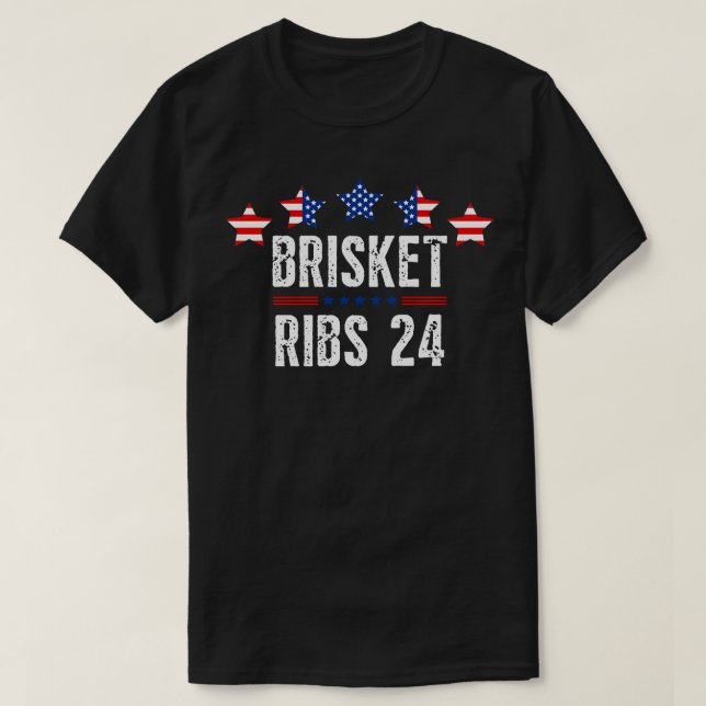 Brisket Ribs 2024 T-Shirt (Design Front)