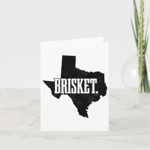 Brisket Texas Bbq State Map Pride Byrbecue Grill G Card