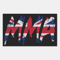 Bristish Flag MMA Sticker