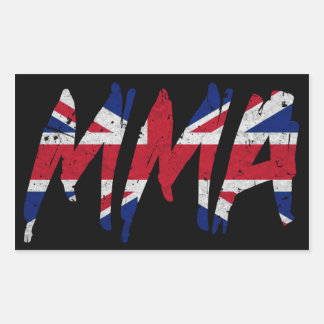 Bristish Flag MMA Sticker