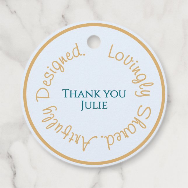 Bristol B Design Gift Tags  (Back)