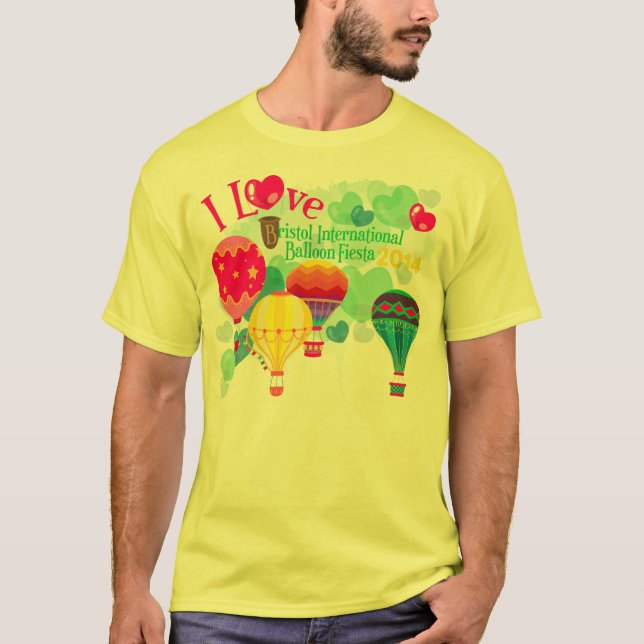 Bristol Balloon Fiesta Man's Tee Shirt (Front)