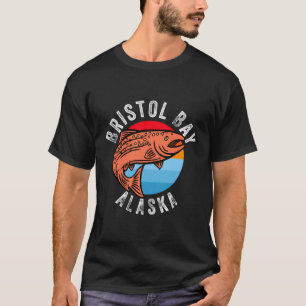 Bristol Bay Alaska Fishing Salmon Angler T-Shirt