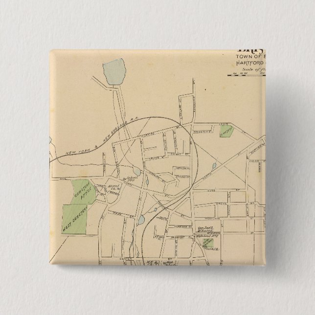 Bristol Borough 15 Cm Square Badge (Front)