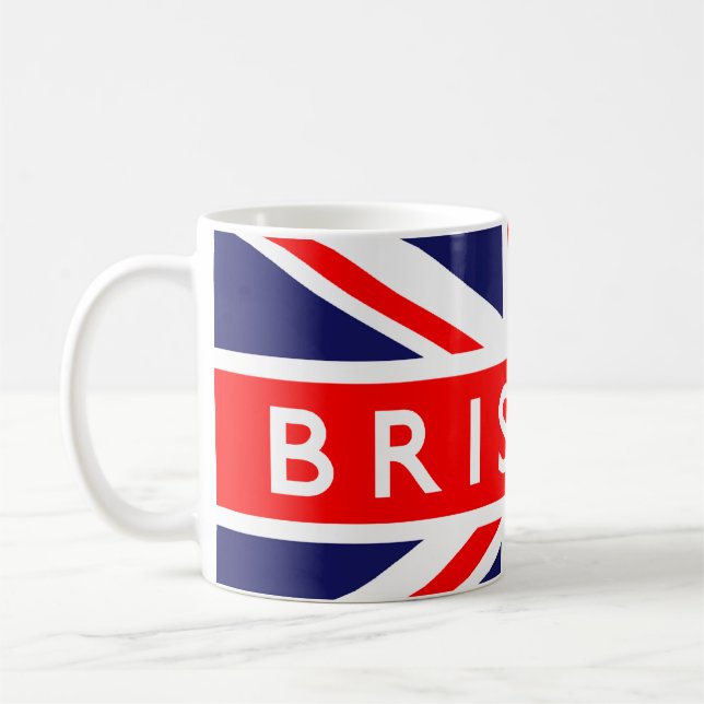 Bristol : British Flag Coffee Mug (Left)