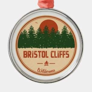 Bristol Cliffs Wilderness Vermont Metal Tree Decoration
