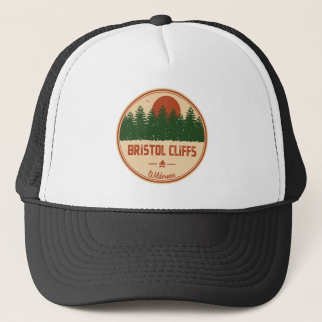 Bristol Cliffs Wilderness Vermont Trucker Hat (Front)