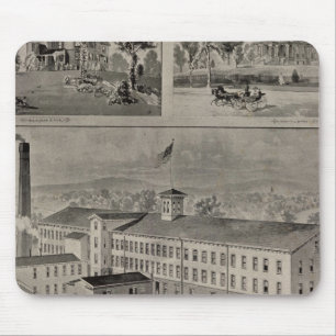 Bristol Connecticut Illustration Mouse Pad