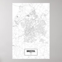 Bristol, England (black on white)