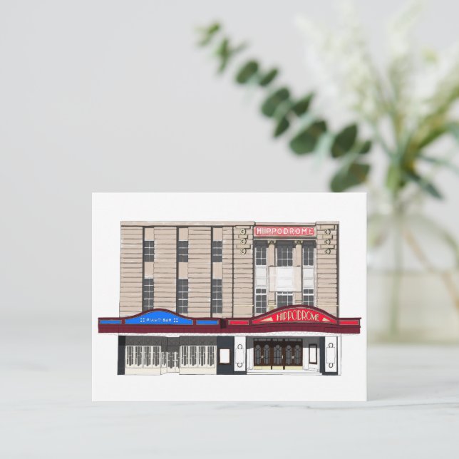 Bristol Hippodrome postcard (Standing Front)