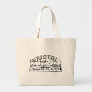 Bristol Slogan Sign Large Tote Bag