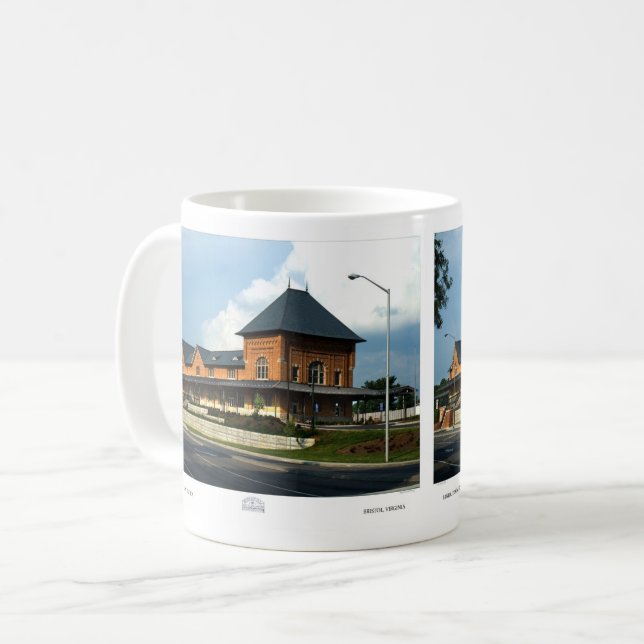 Bristol Train Station Bristol Virginia  Coffee Mug (Front Left)