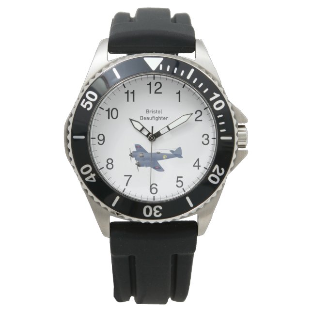 Bristol Type 156 Beaufighter British WW2 Aeroplane Watch (Front)