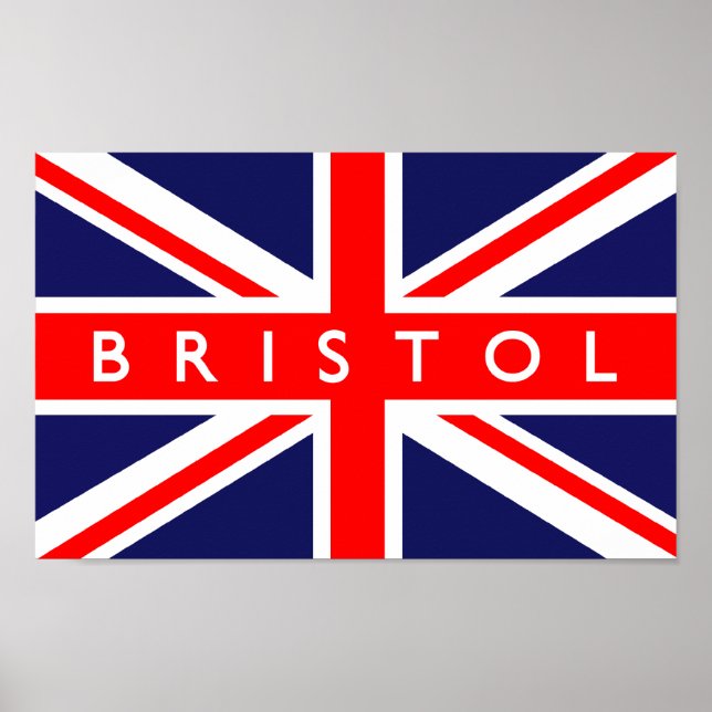 Bristol UK Flag Poster (Front)