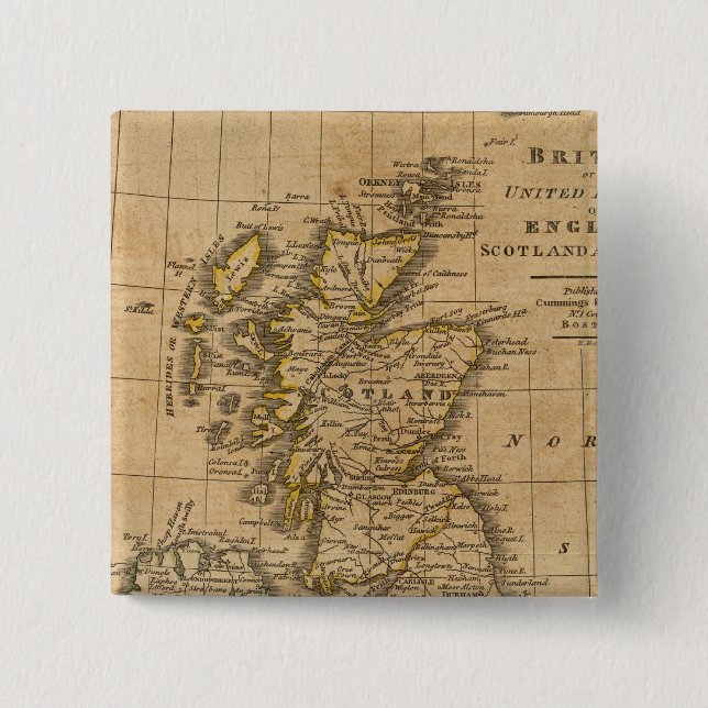 Britain 15 Cm Square Badge (Front)
