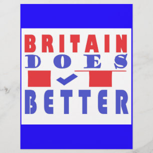  BRITAIN DOES IT BETTER WORD DESIGN CUSTOM LETTERHEAD