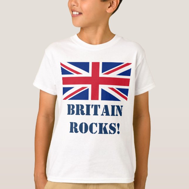 BRITAIN ROCKS! T-Shirt (Front)