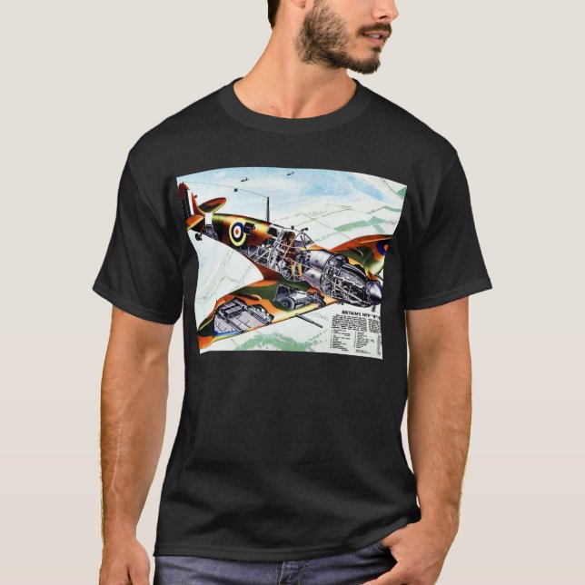 Britain's New Spitfire T-Shirt (Front)