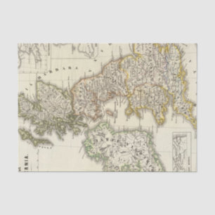Britannia et Hibernia Tissue Paper