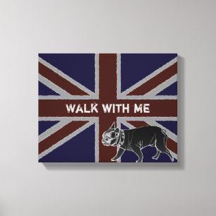 Britannia Series: Francois the French Bulldog Canvas Print