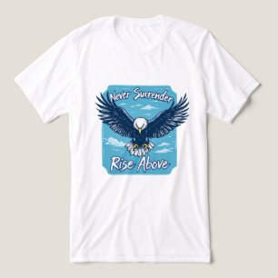 Brite-T Eagle Never Surrender Rise Above 0019628 Tri-Blend Shirt