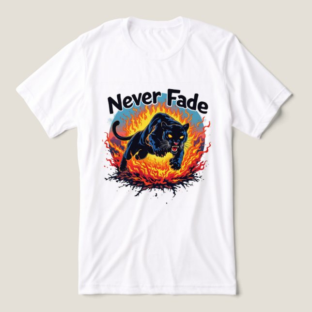 Brite-T Fire Panther Never Fade Tri-Blend Shirt (Design Front)