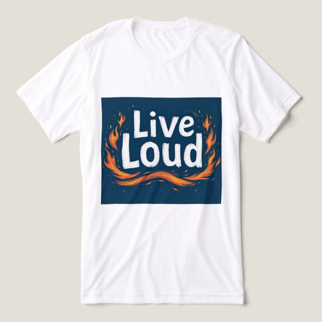 Brite-T Live Loud 0018921 Tri-Blend Shirt (Design Front)