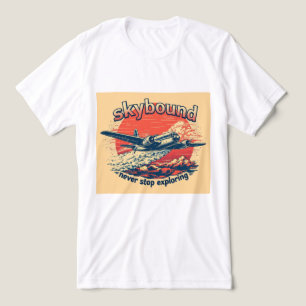 Brite-T Skybound Never Stop Exploring 0019618 Tri-Blend Shirt