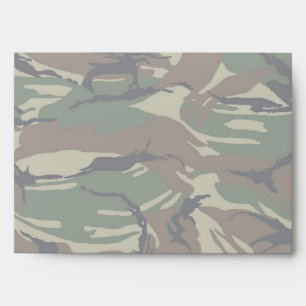 British 95 Forest Green Camouflage - Lightened Envelopes