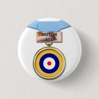 British Ace medal button