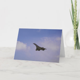 British Aerospace/Aerospatiale Concorde in flight, Card