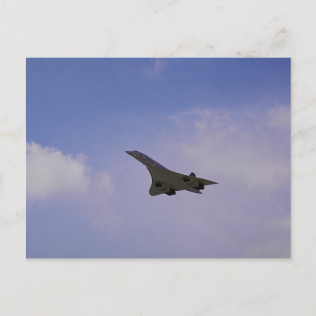 British Aerospace/Aerospatiale Concorde in flight, Postcard (Front)