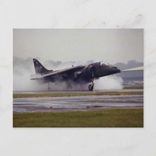 British Aerospace Harrier GR-7 from Wittering, Ess Postcard (Front)