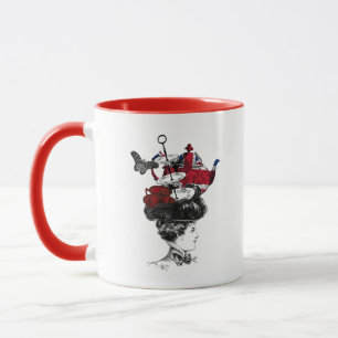 British Afternoon Tea Hat Mug